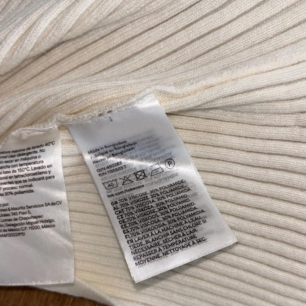 H&M bodycon cream dress - Picture 5 of 5